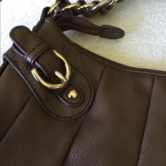 BEBE Large Brown Shoulder Bags 18x14 Inches - Picture 3 of 8